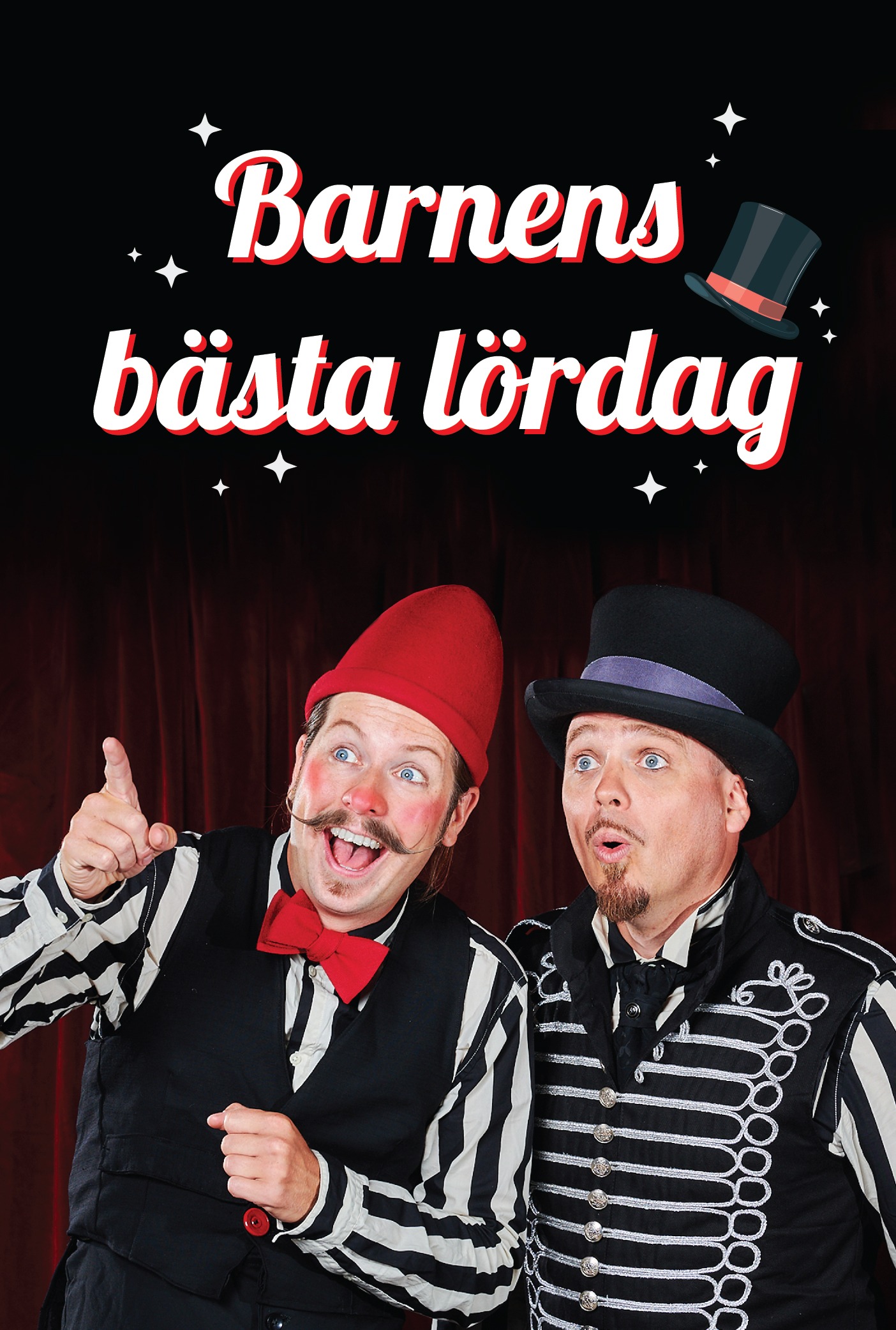 Affisch för Barnens bästa lördag: Cirkus Gaston